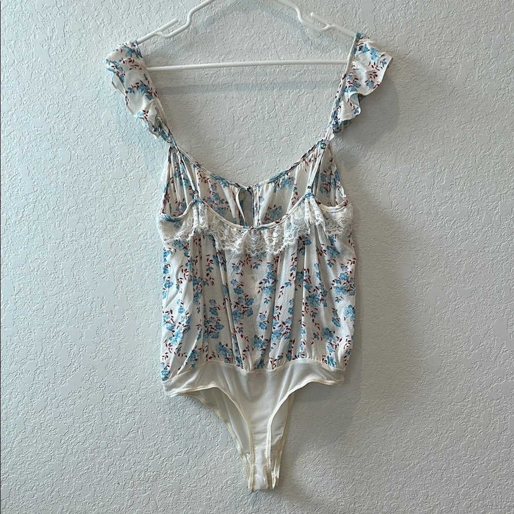 Free People Intimately Floral Ruffle Bodysuit - Picture 10 of 11